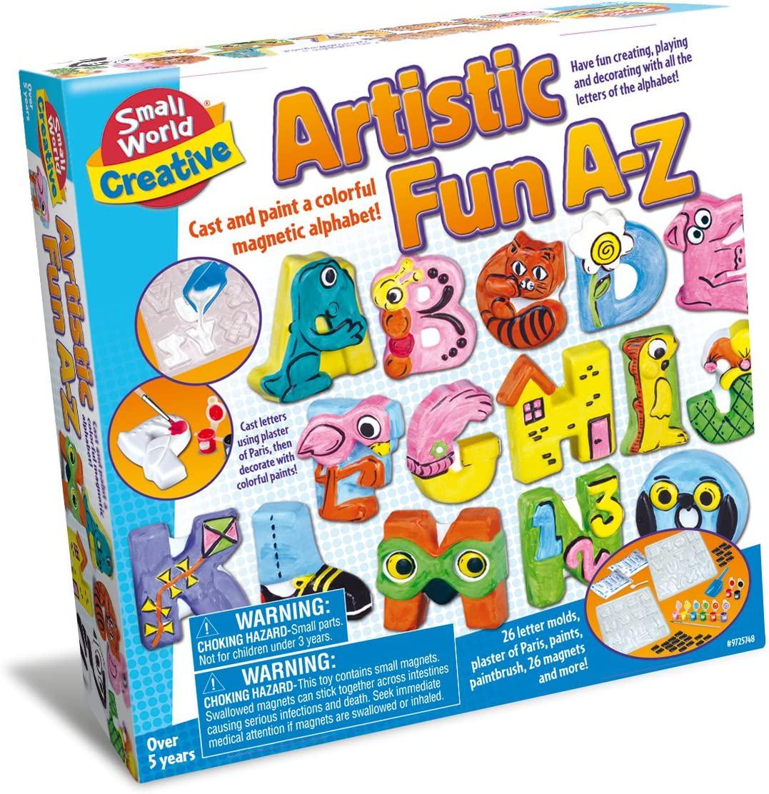 Small World Toys, Small World Toys Creative - Artistic Fun Letters A - Z Art and Craft Kit