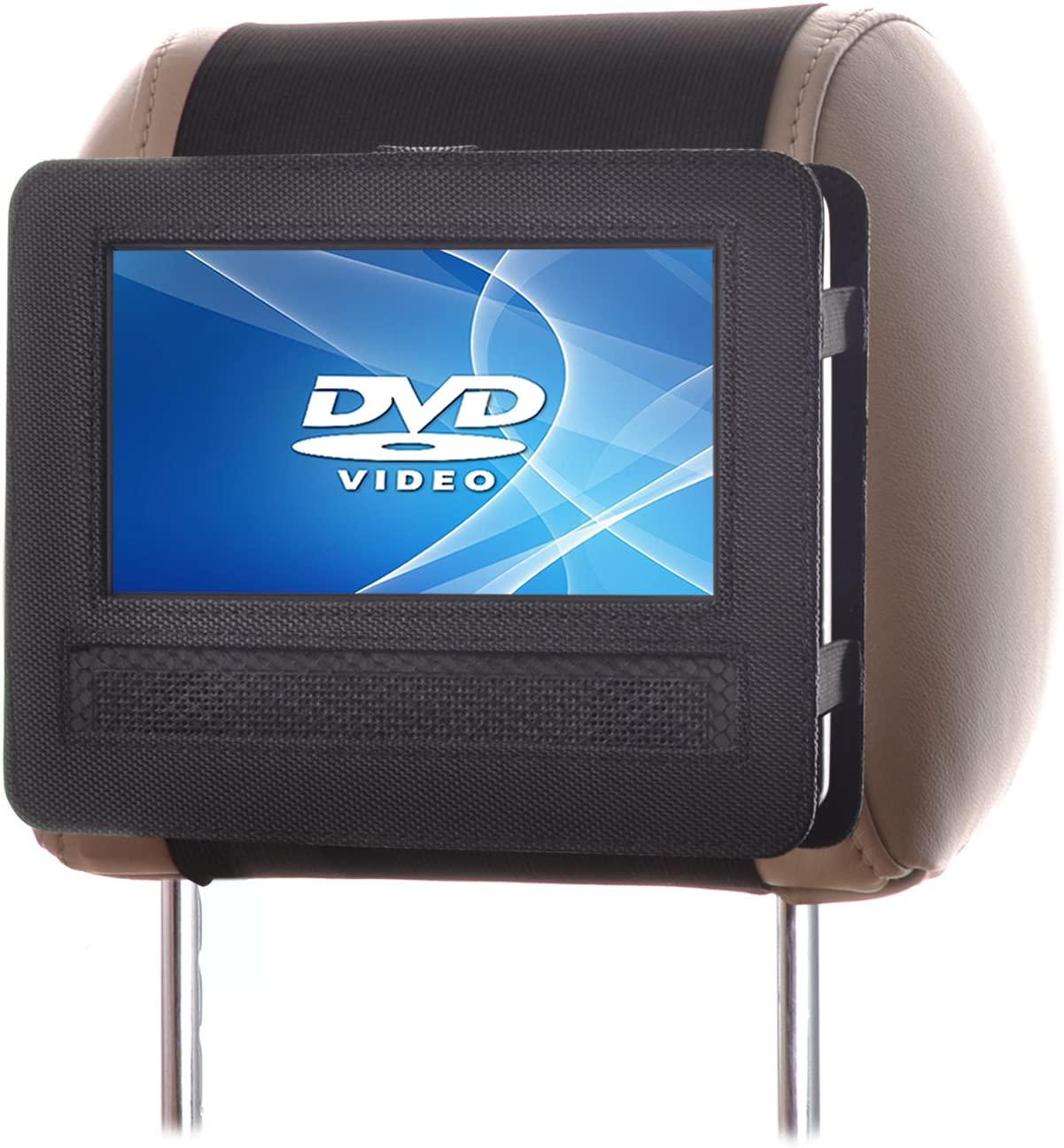 TFY, TFY Car Headrest Mount for Swivel and Flip Style Portable DVD Player-18cm